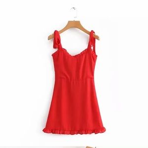 ❣FINAL SALE❣Sweetheart ruffle mini dress